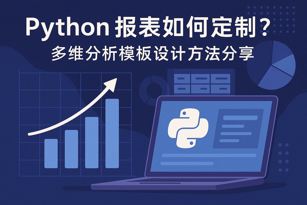 Python报表如何定制？多维分析模板设计方法分享