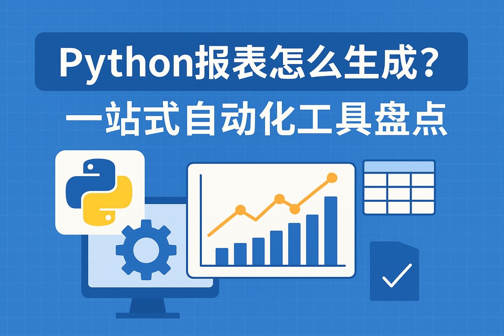 Python报表怎么生成？一站式自动化工具盘点
