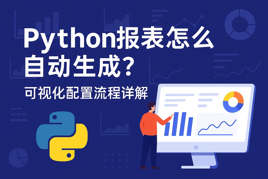 Python报表怎么自动生成？可视化配置流程详解