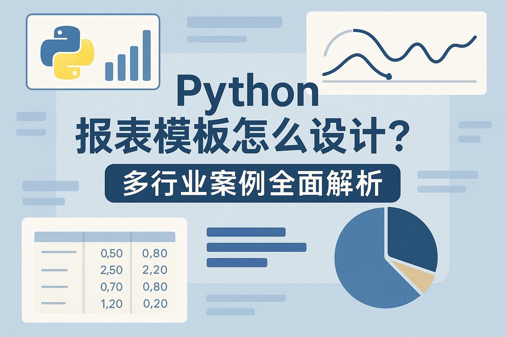 Python报表模板怎么设计？多行业案例全面解析