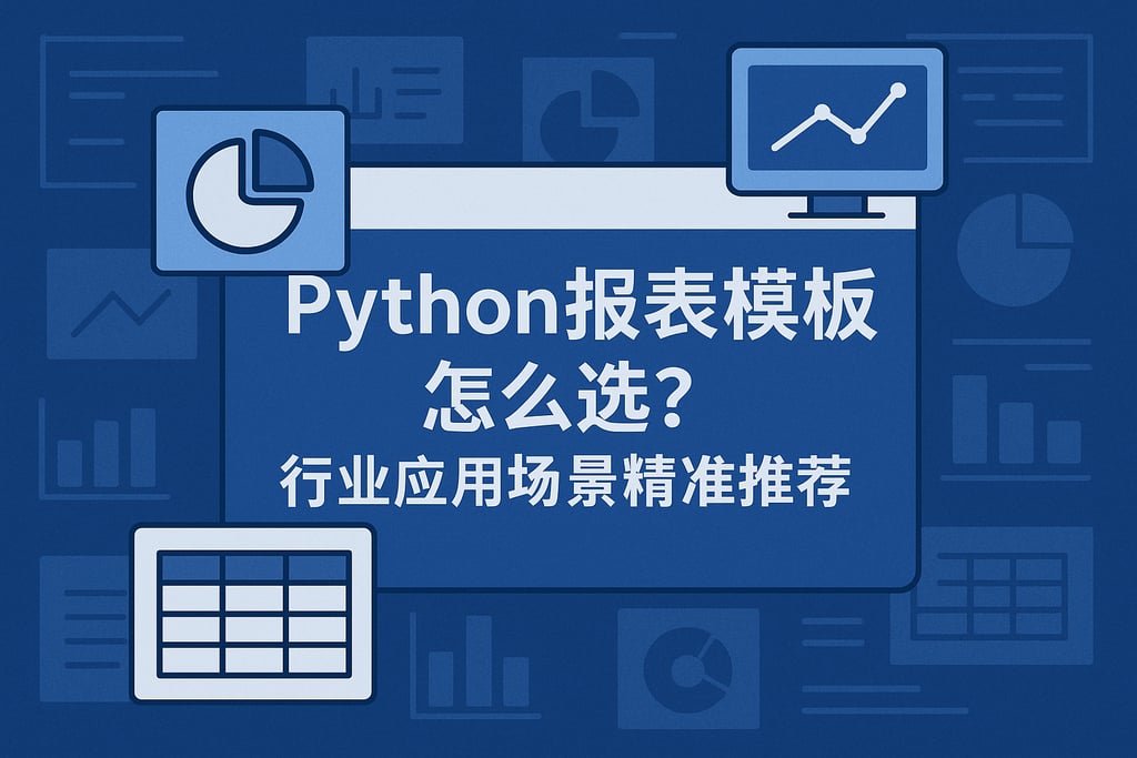 Python报表模板怎么选？行业应用场景精准推荐