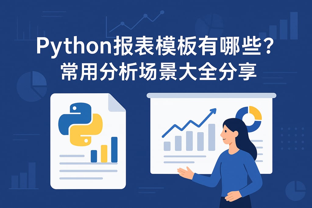 Python报表模板有哪些？常用分析场景大全分享