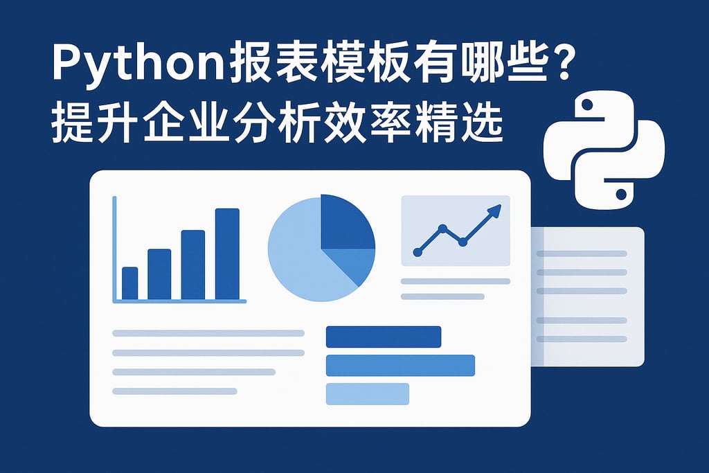 Python报表模板有哪些？提升企业分析效率精选
