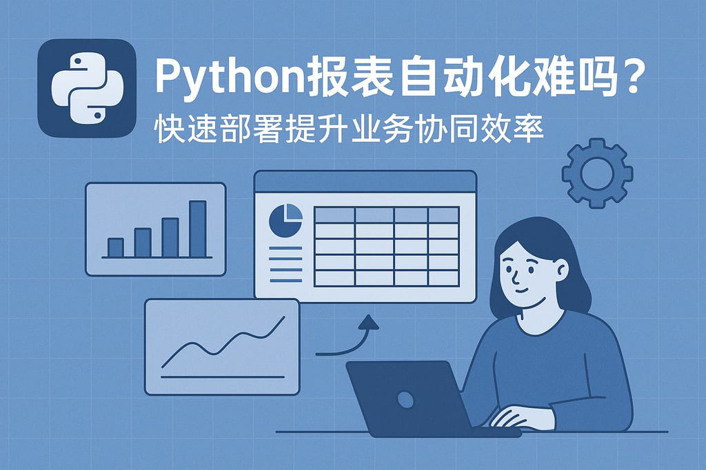 Python报表自动化难吗？快速部署提升业务协同效率
