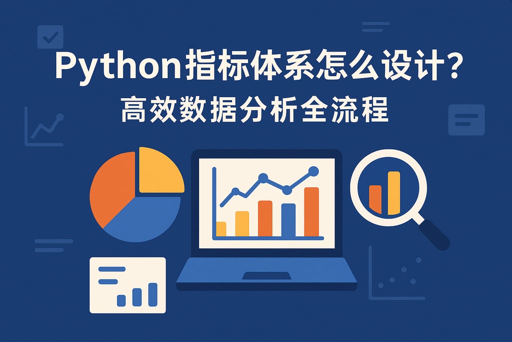 Python指标体系怎么设计？高效数据分析全流程