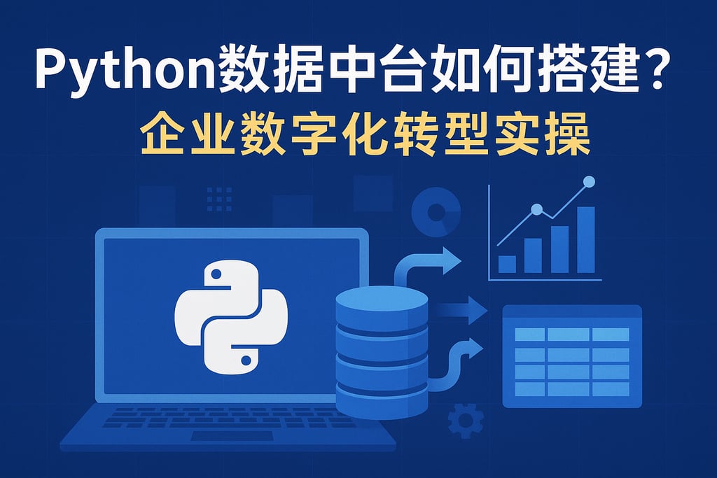 Python数据中台如何搭建？企业数字化转型实操