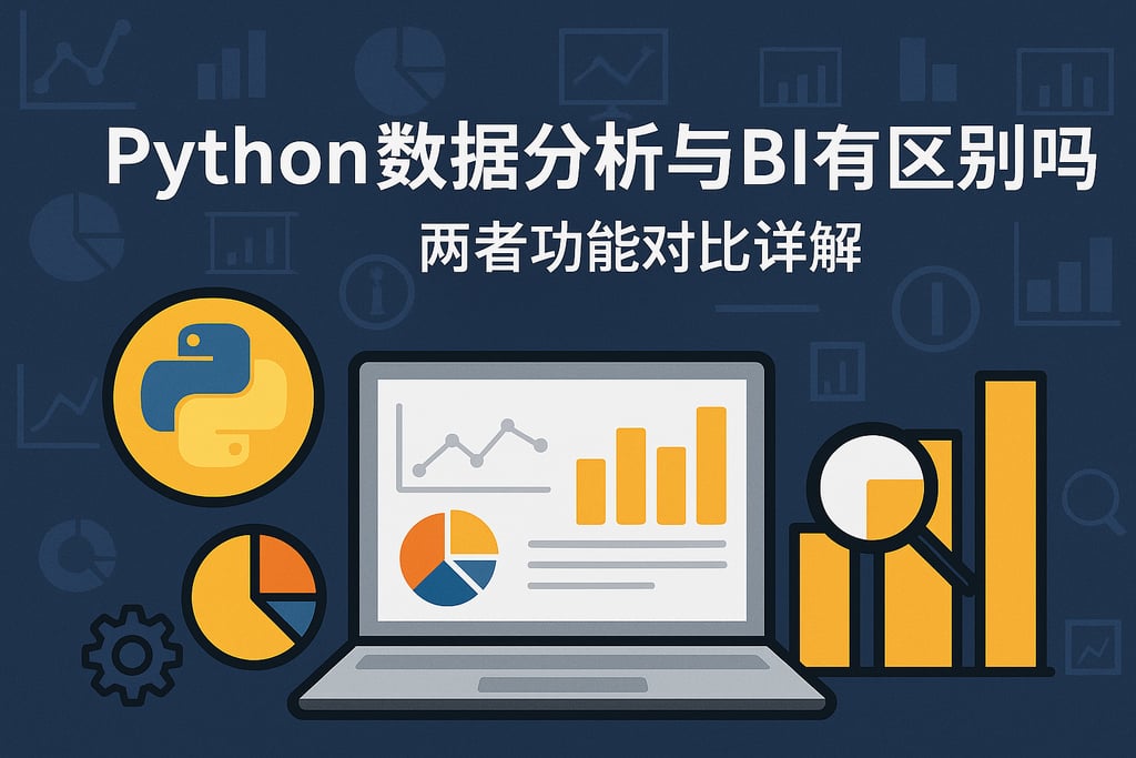 Python数据分析与BI有区别吗？两者功能对比详解