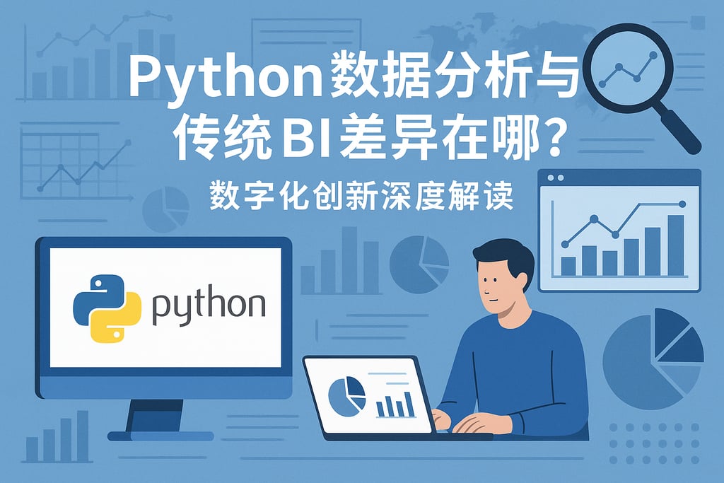 Python数据分析与传统BI差异在哪？数字化创新深度解读