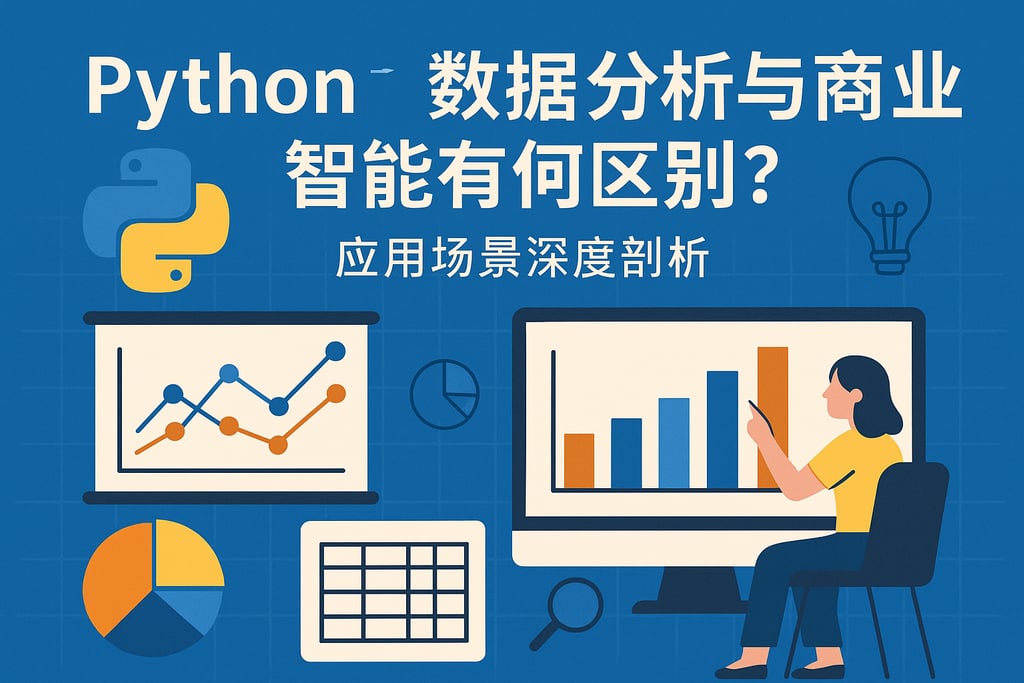 Python数据分析与商业智能有何区别？应用场景深度剖析