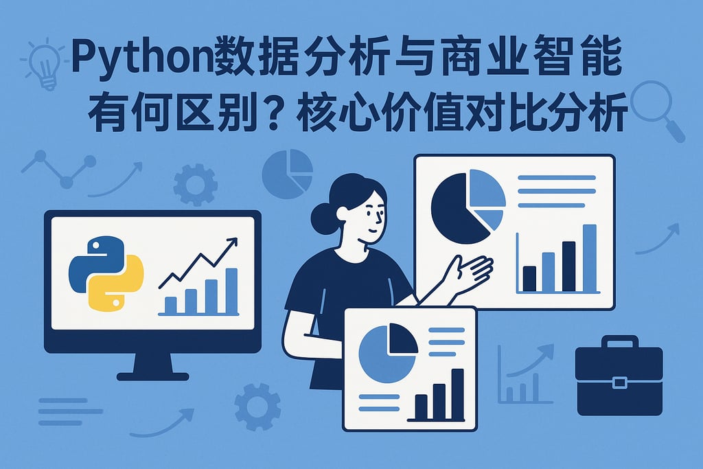 Python数据分析与商业智能有何区别？核心价值对比分析