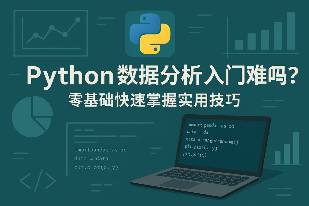 Python数据分析入门难吗？零基础快速掌握实用技巧