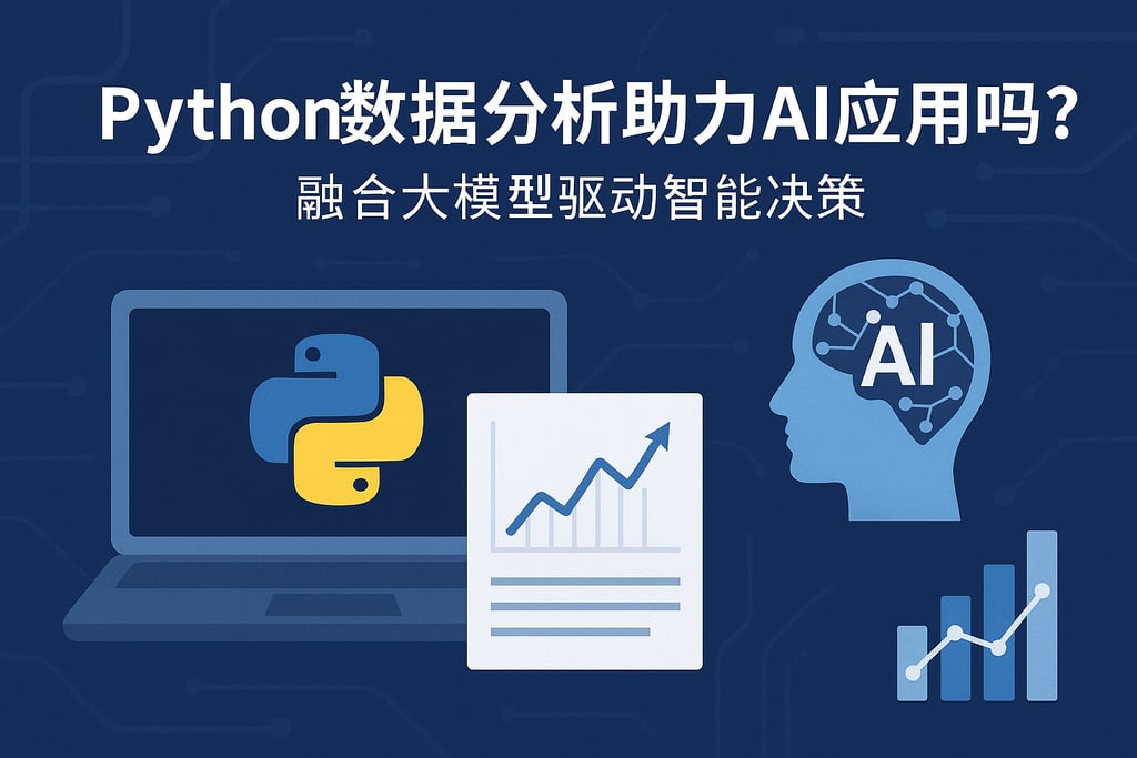 Python数据分析助力AI应用吗？融合大模型驱动智能决策