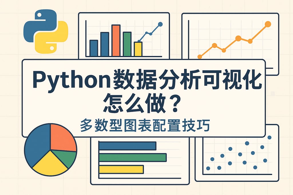 Python数据分析可视化怎么做？多类型图表配置技巧