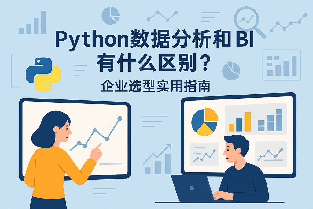 Python数据分析和BI有什么区别？企业选型实用指南