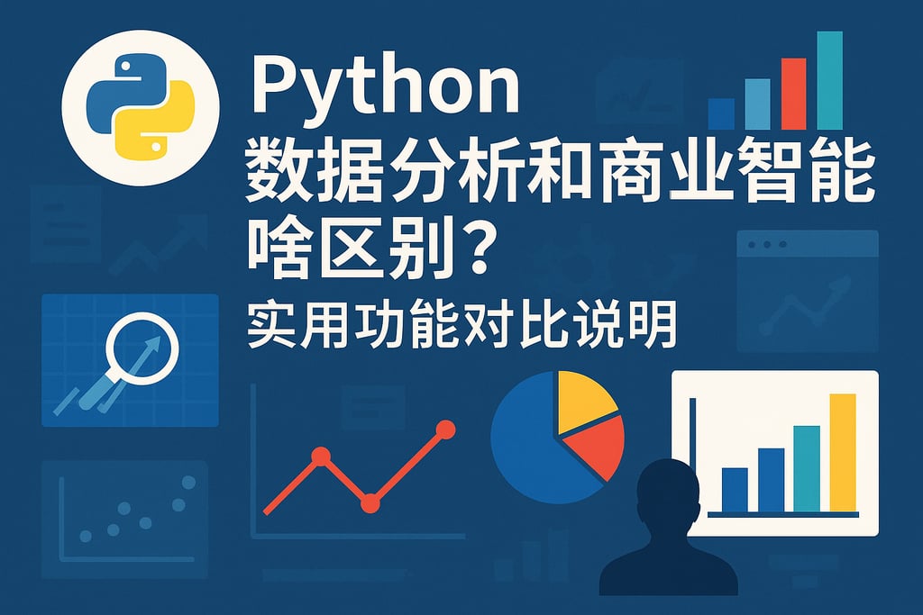 Python数据分析和商业智能啥区别？实用功能对比说明