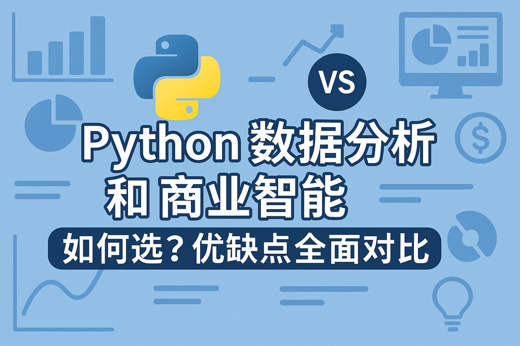 Python数据分析和商业智能如何选？优缺点全面对比