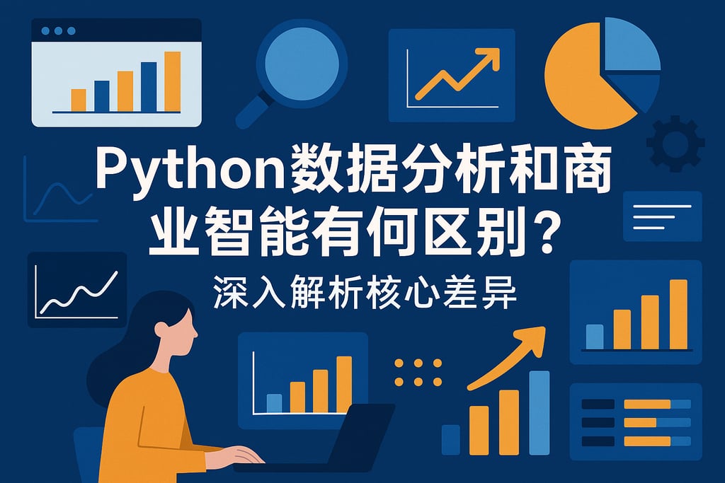 Python数据分析和商业智能有何区别？深入解析核心差异