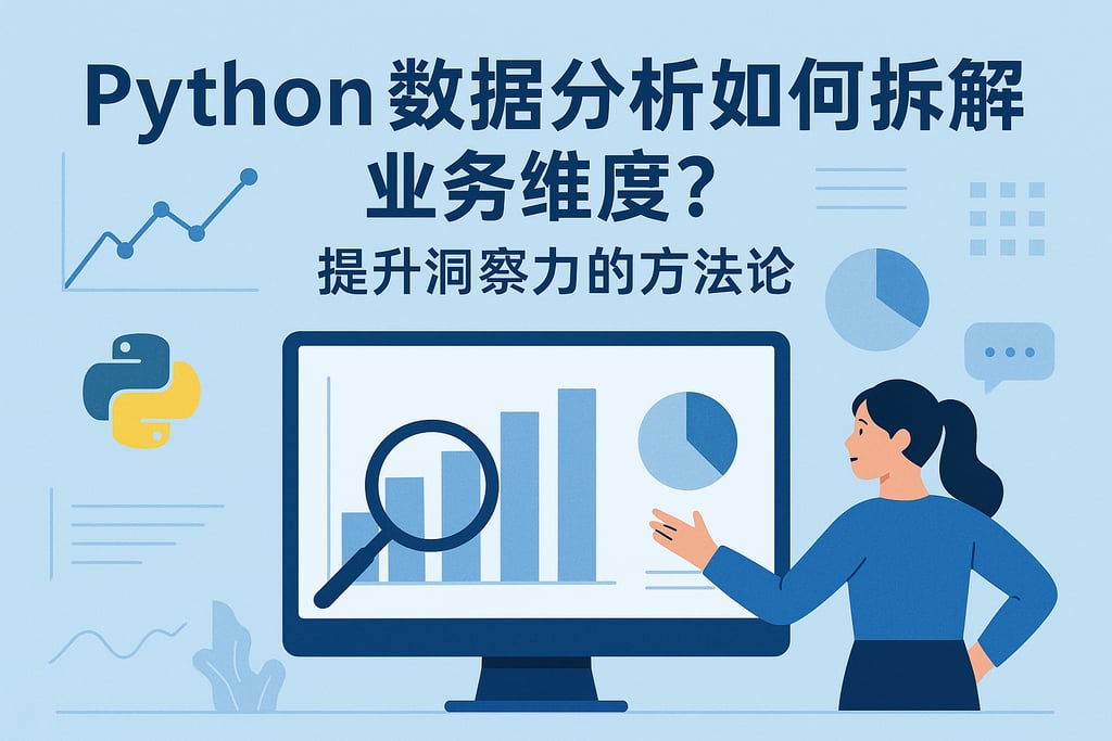 Python数据分析如何拆解业务维度？提升洞察力的方法论