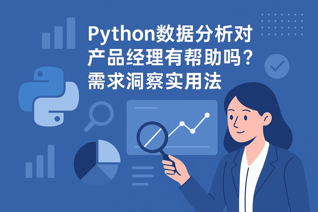 Python数据分析对产品经理有帮助吗？需求洞察实用法