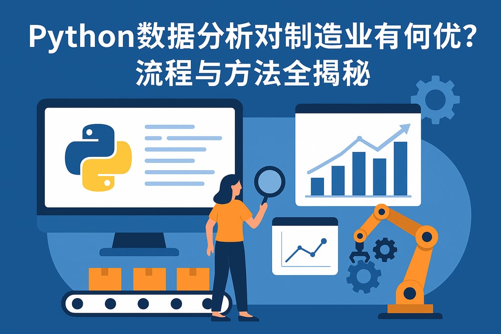 Python数据分析对制造业有何优势？流程与方法全揭秘