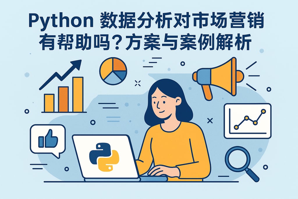 Python数据分析对市场营销有帮助吗？方案与案例解析