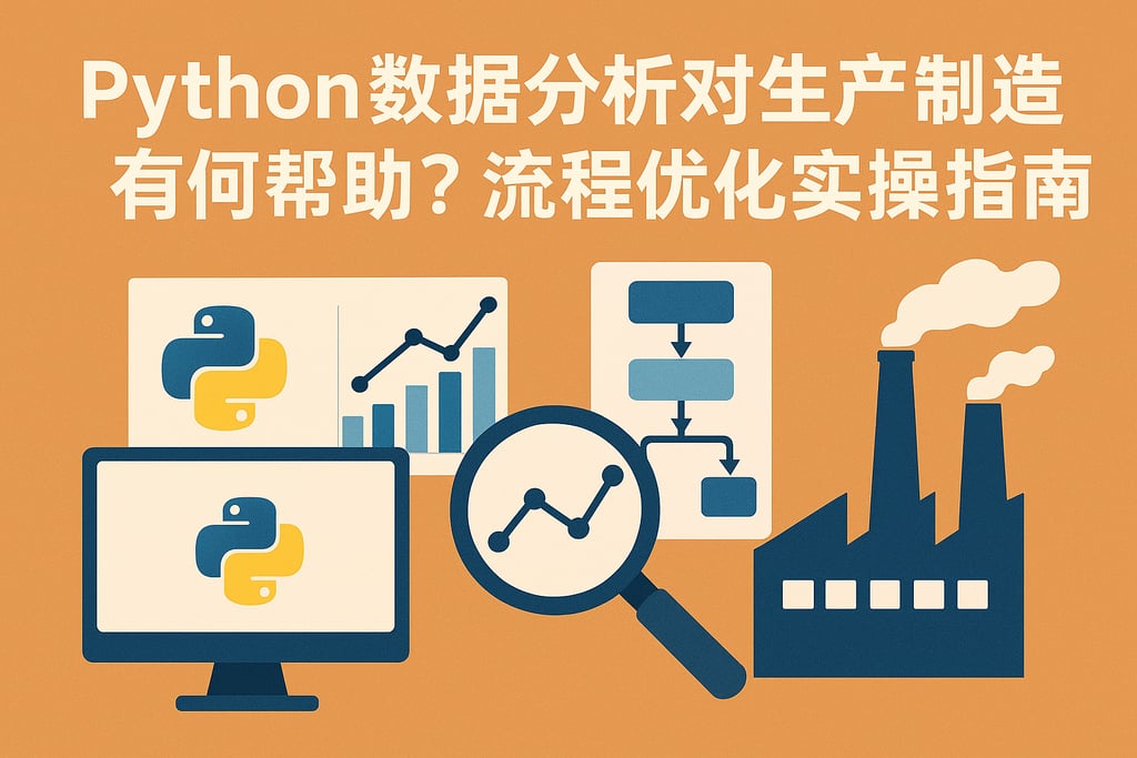Python数据分析对生产制造有何帮助？流程优化实操指南