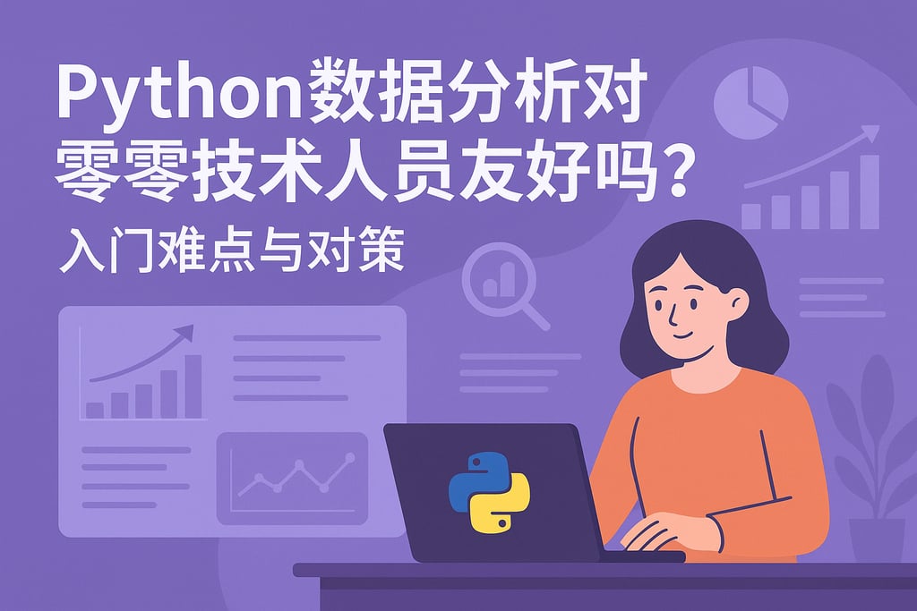 Python数据分析对零技术人员友好吗？入门难点与对策