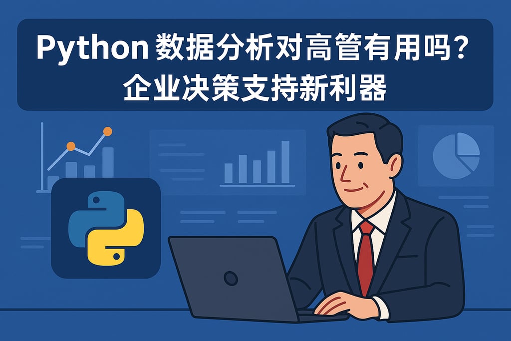 Python数据分析对高管有用吗？企业决策支持新利器