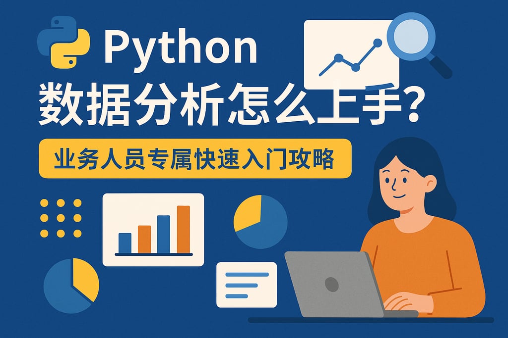 Python数据分析怎么上手？业务人员专属快速入门攻略