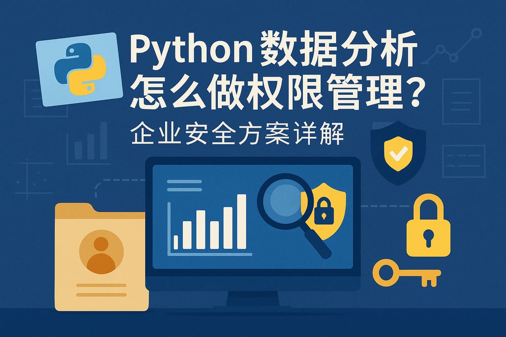 Python数据分析怎么做权限管理？企业安全方案详解