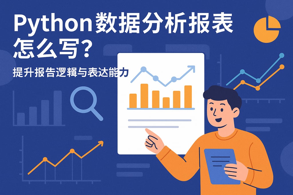 Python数据分析报表怎么写？提升报告逻辑与表达能力