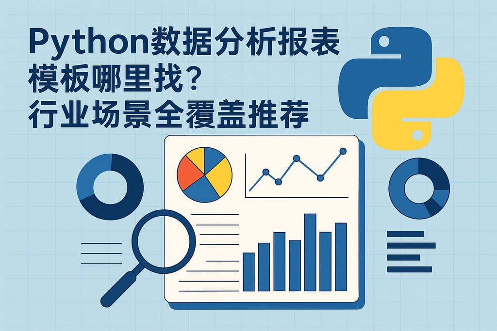 Python数据分析报表模板哪里找？行业场景全覆盖推荐