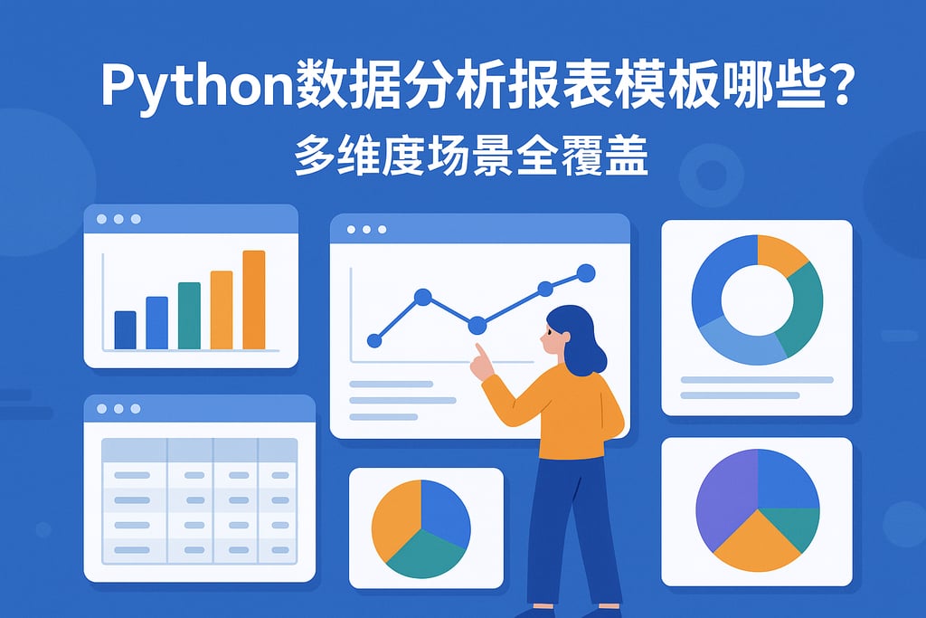 Python数据分析报表模板有哪些？多维度场景全覆盖