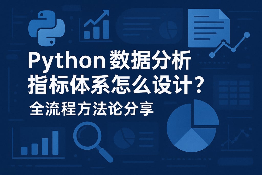 Python数据分析指标体系怎么设计？全流程方法论分享
