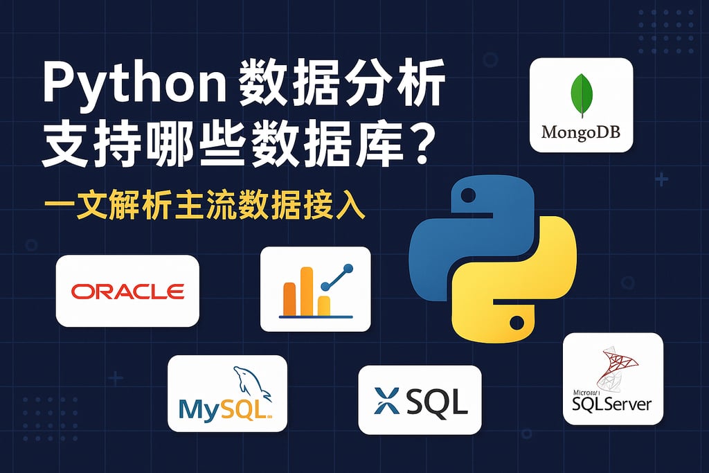Python数据分析支持哪些数据库？一文解析主流数据接入