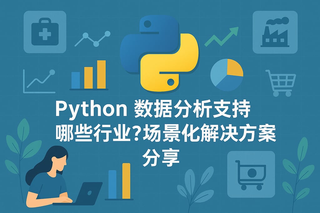 Python数据分析支持哪些行业？场景化解决方案分享