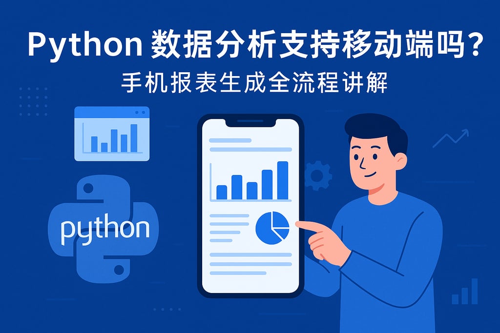 Python数据分析支持移动端吗？手机报表生成全流程讲解