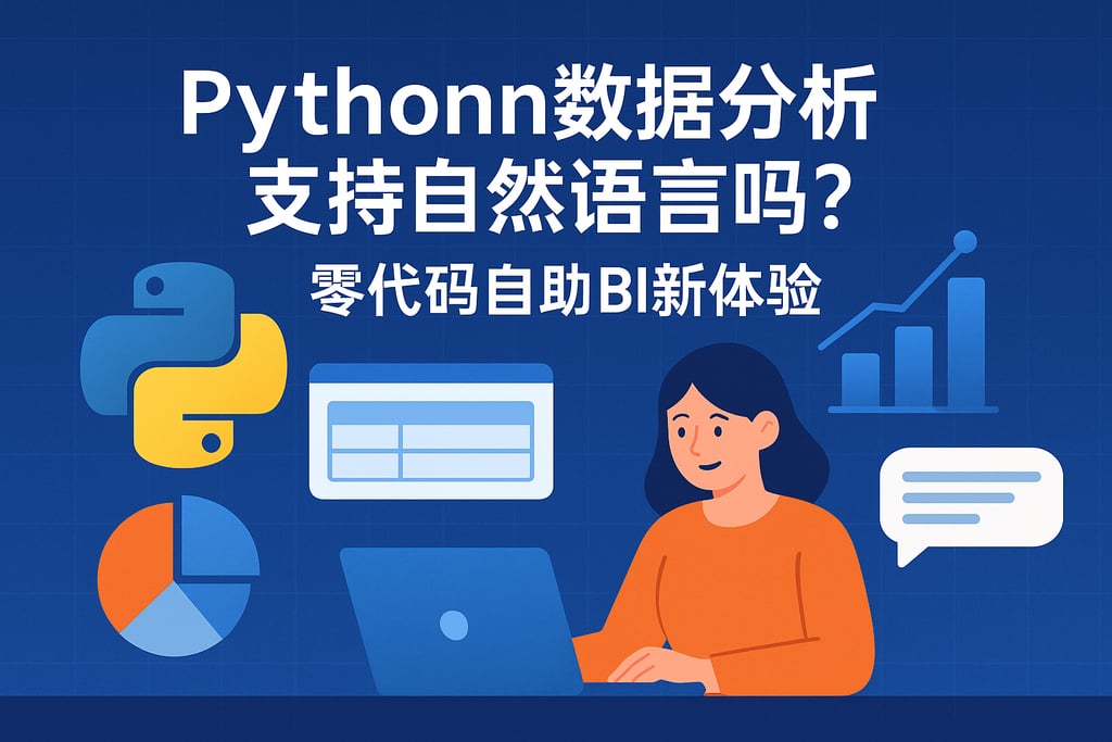 Python数据分析支持自然语言吗？零代码自助BI新体验