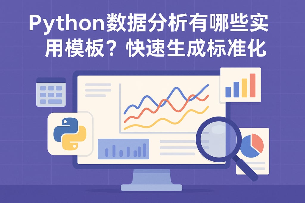 Python数据分析有哪些实用模板？快速生成标准化报表