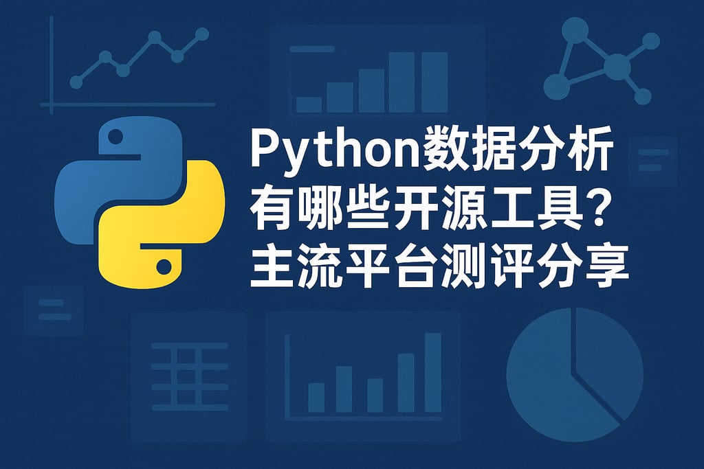 Python数据分析有哪些开源工具？主流平台测评分享