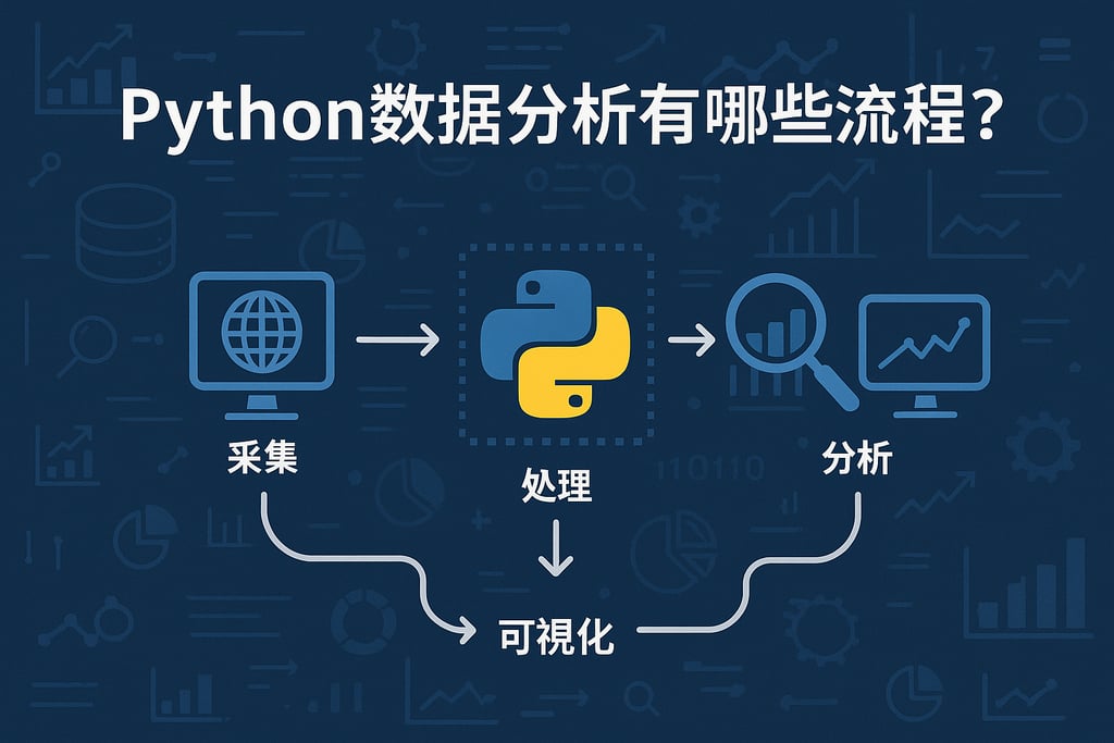 Python数据分析有哪些流程？从采集到可视化讲解