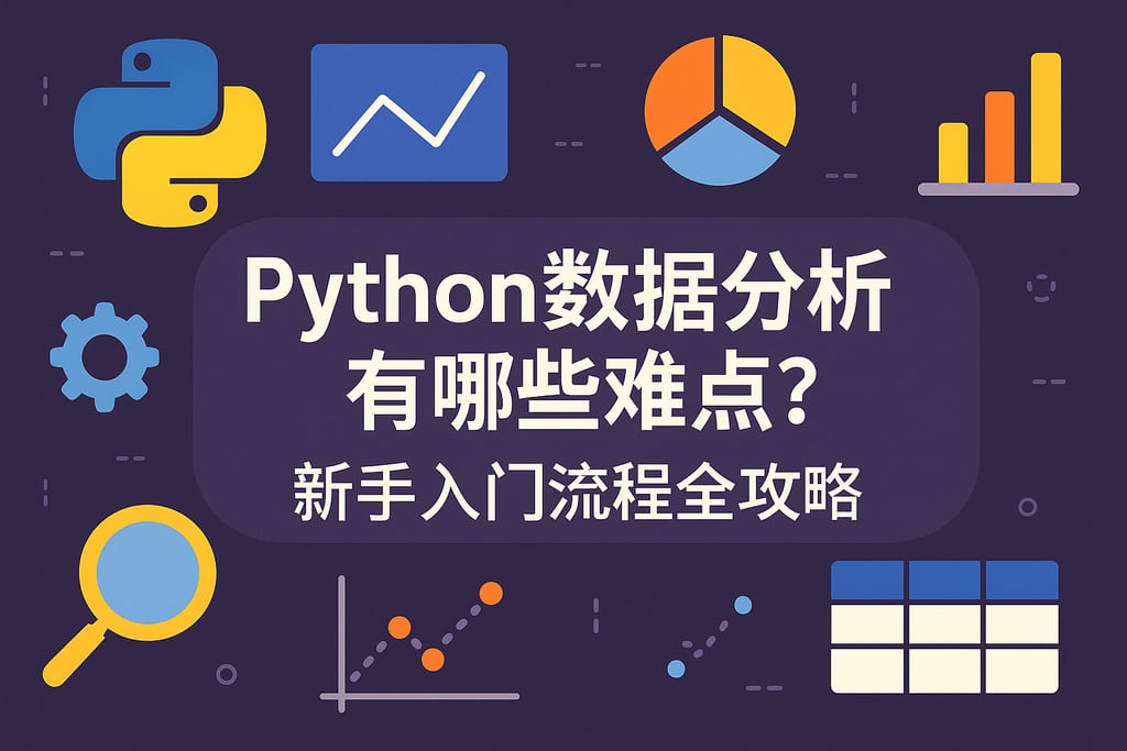 Python数据分析有哪些难点？新手入门流程全攻略