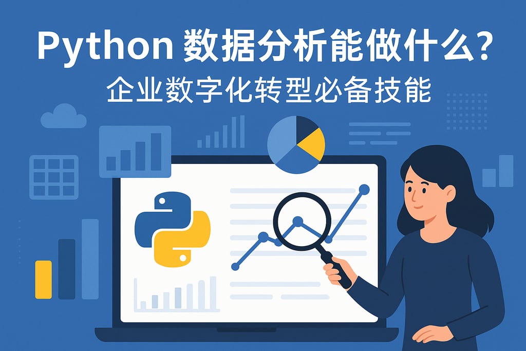 Python数据分析能做什么？企业数字化转型必备技能