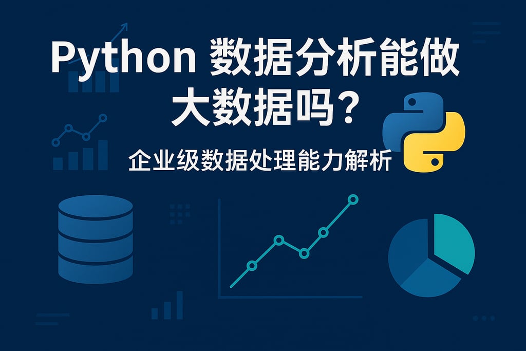 Python数据分析能做大数据吗？企业级数据处理能力解析