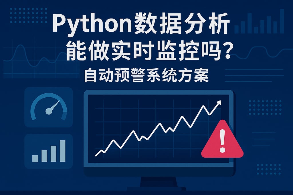 Python数据分析能做实时监控吗？自动预警系统方案