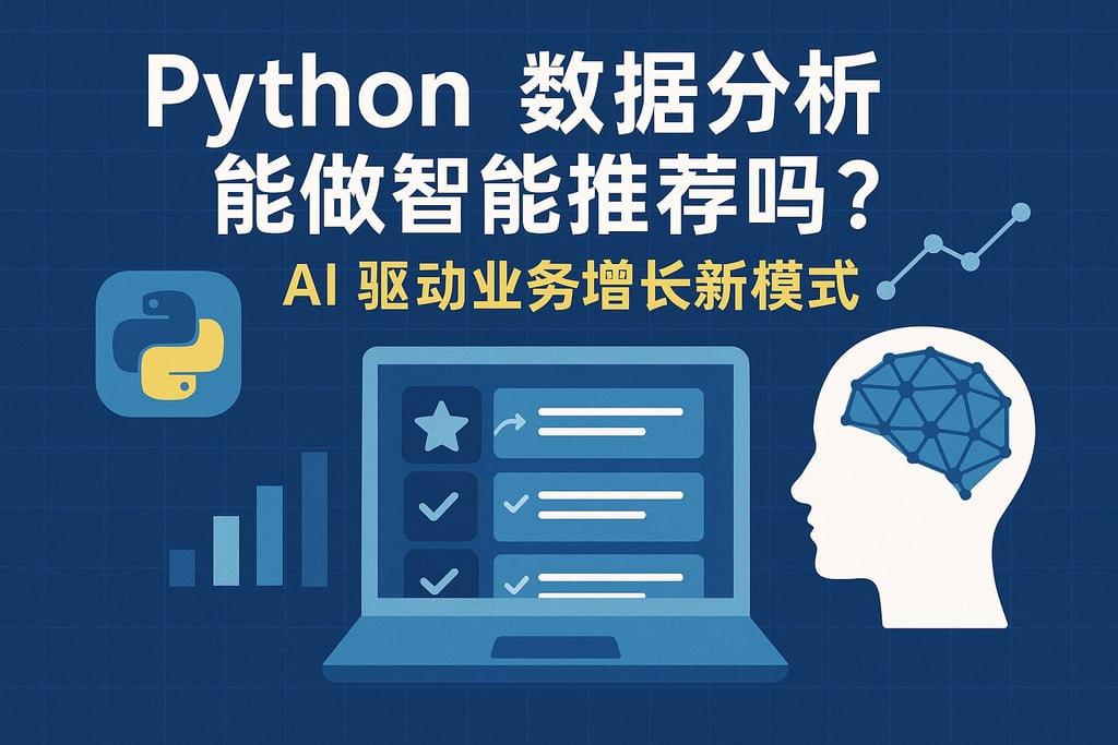 Python数据分析能做智能推荐吗？AI驱动业务增长新模式