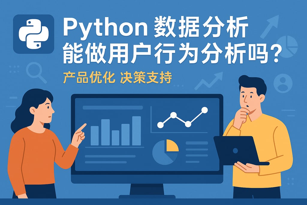 Python数据分析能做用户行为分析吗？产品优化决策支持