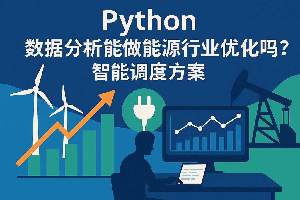Python数据分析能做能源行业优化吗？智能调度方案