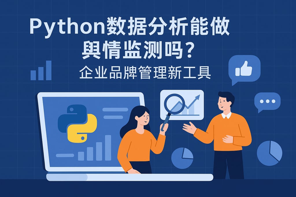 Python数据分析能做舆情监测吗？企业品牌管理新工具