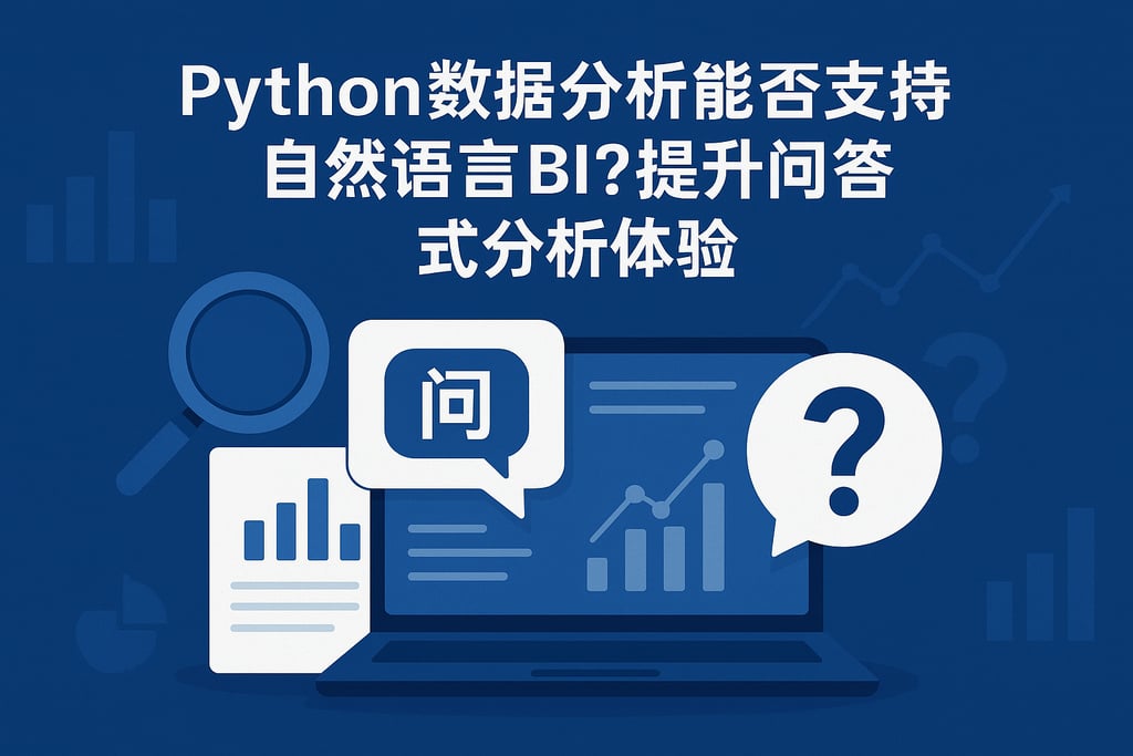 Python数据分析能否支持自然语言BI？提升问答式分析体验